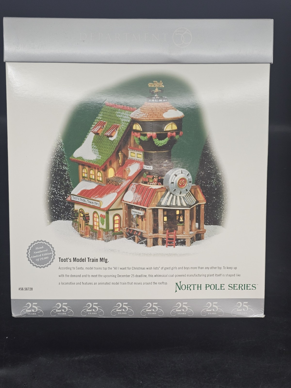 Dept 56 Toots Model Train North Pole Christmas Village Series 56.56728