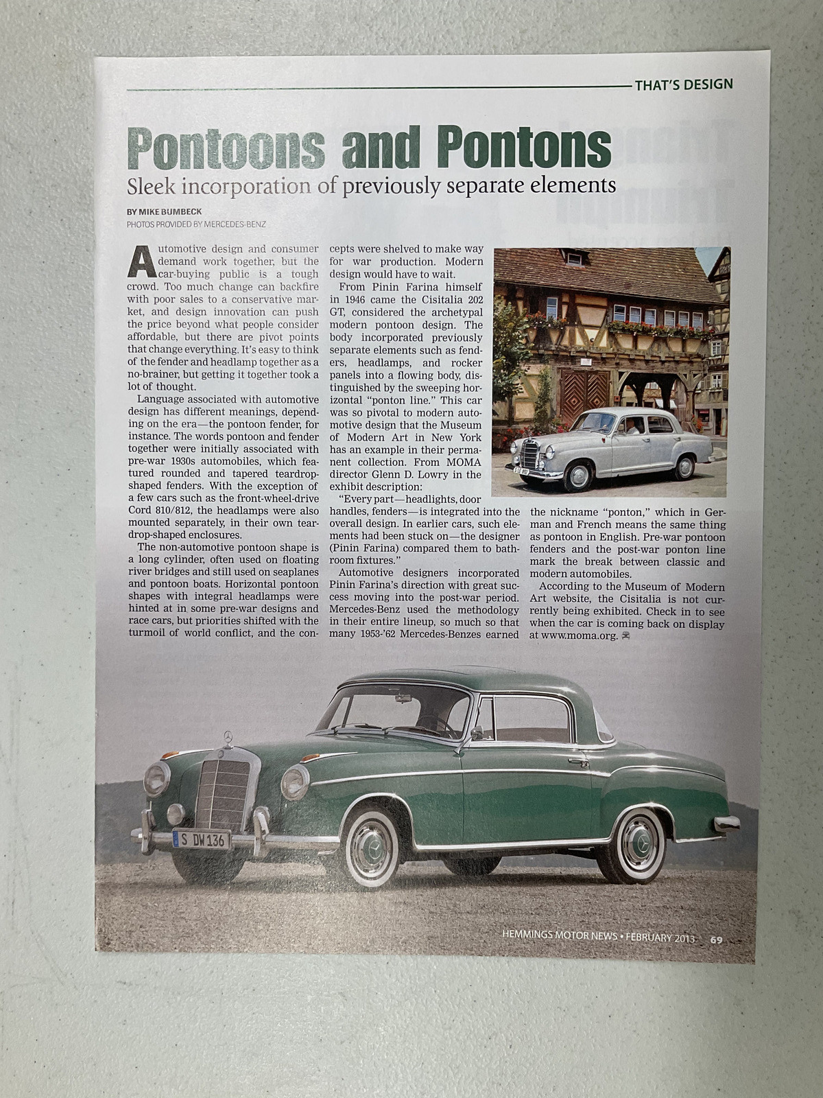 HMN 687 Article That's Design Pontoons and Pontons Feb 2013 1 page