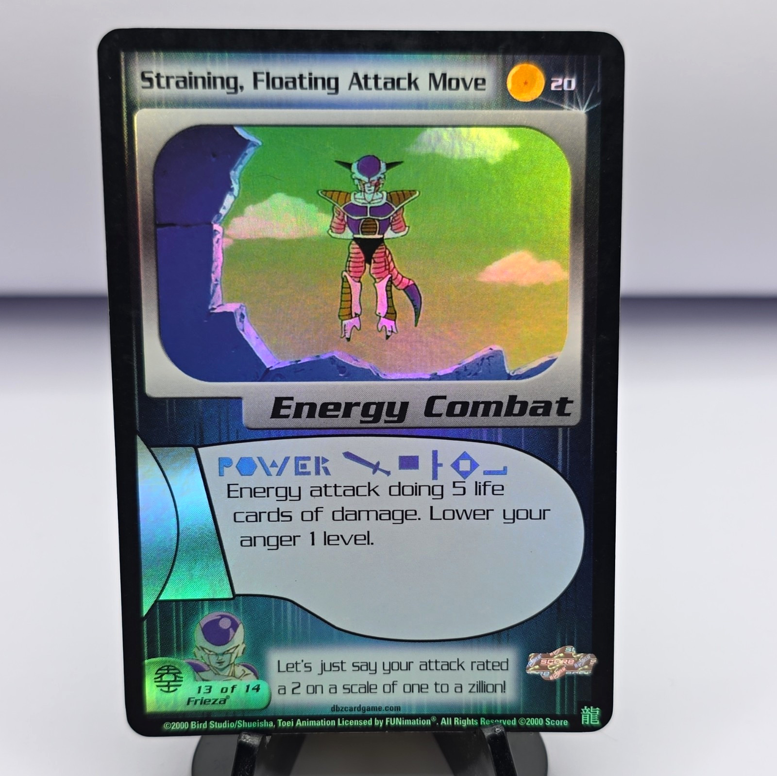 SCORE Dragon Ball Z Straining, Floating Attack Move #13/14 Holo Foil TCG CCG