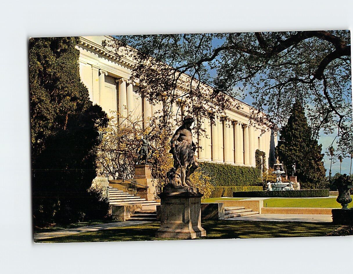 Postcard Henry E. Huntington Library & Art Gallery San Marino California USA