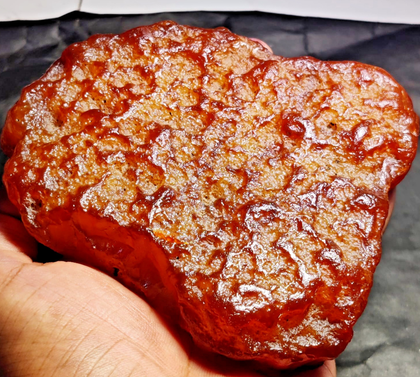 100% Natural Carnelian Rough Stone Red Orange Mineral Collection Piece 684 g 100% Natural Carnelian Rough Stone Red Orange Mineral Collection Piece 684 g