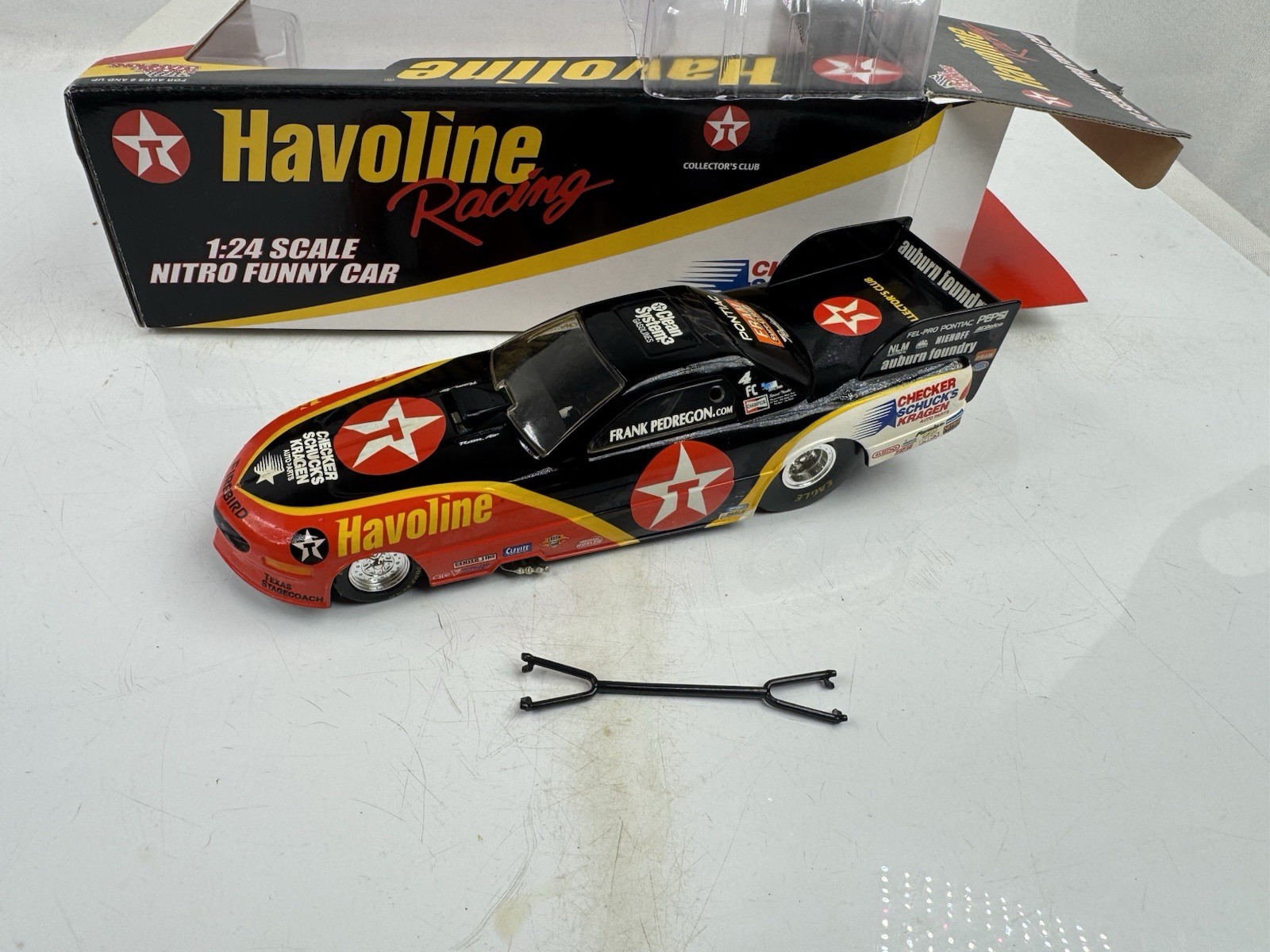 Texaco Havoline 1:24 Scale Nitro Funny Car Signed Autographed Frank Pedregon