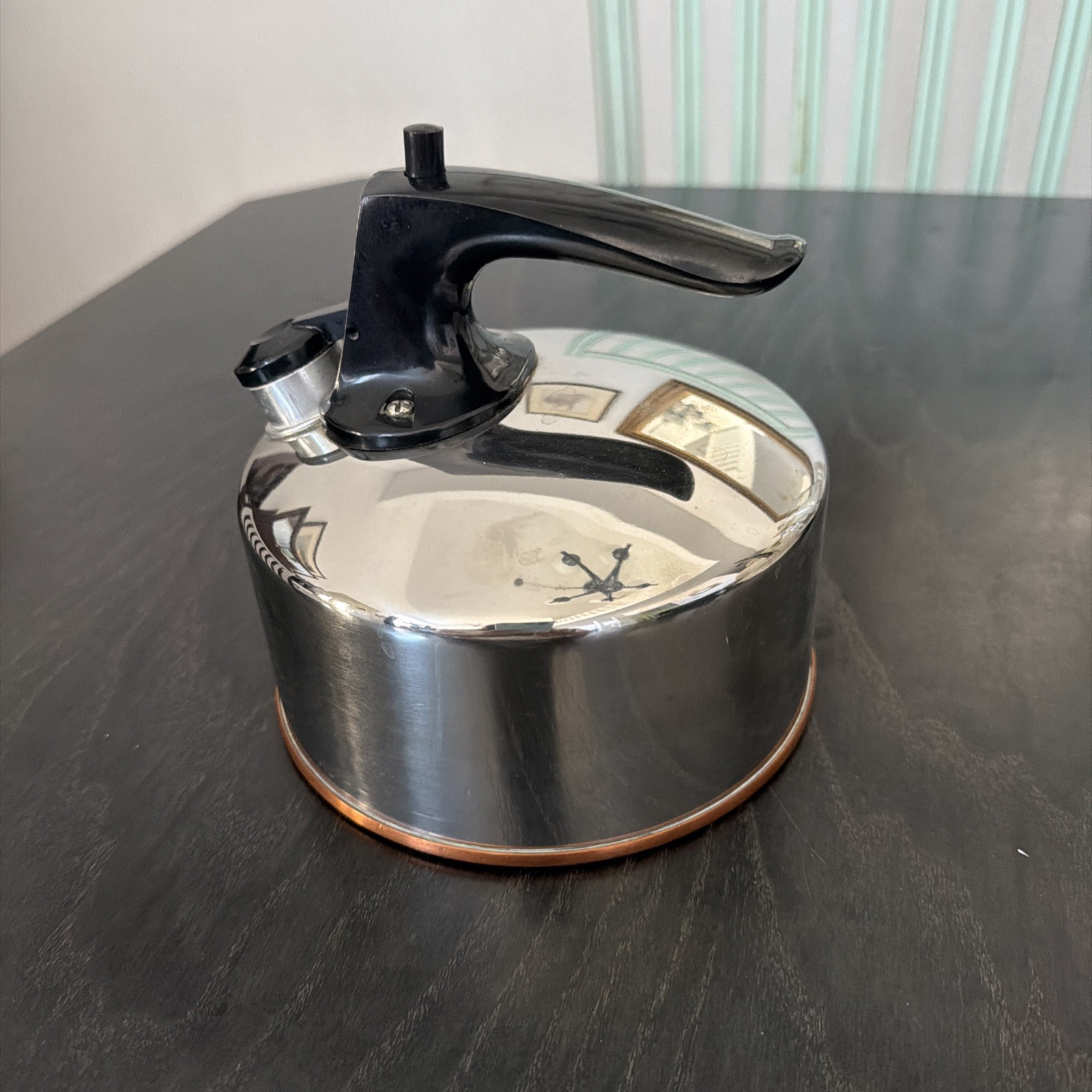 Vtg Paul Revere Ware 1 Qt Copper Bottom Whistling Tea Kettle 1 Quart EUC Vtg Paul Revere Ware 1 Qt Copper Bottom Whistling Tea Kettle 1 Quart EUC