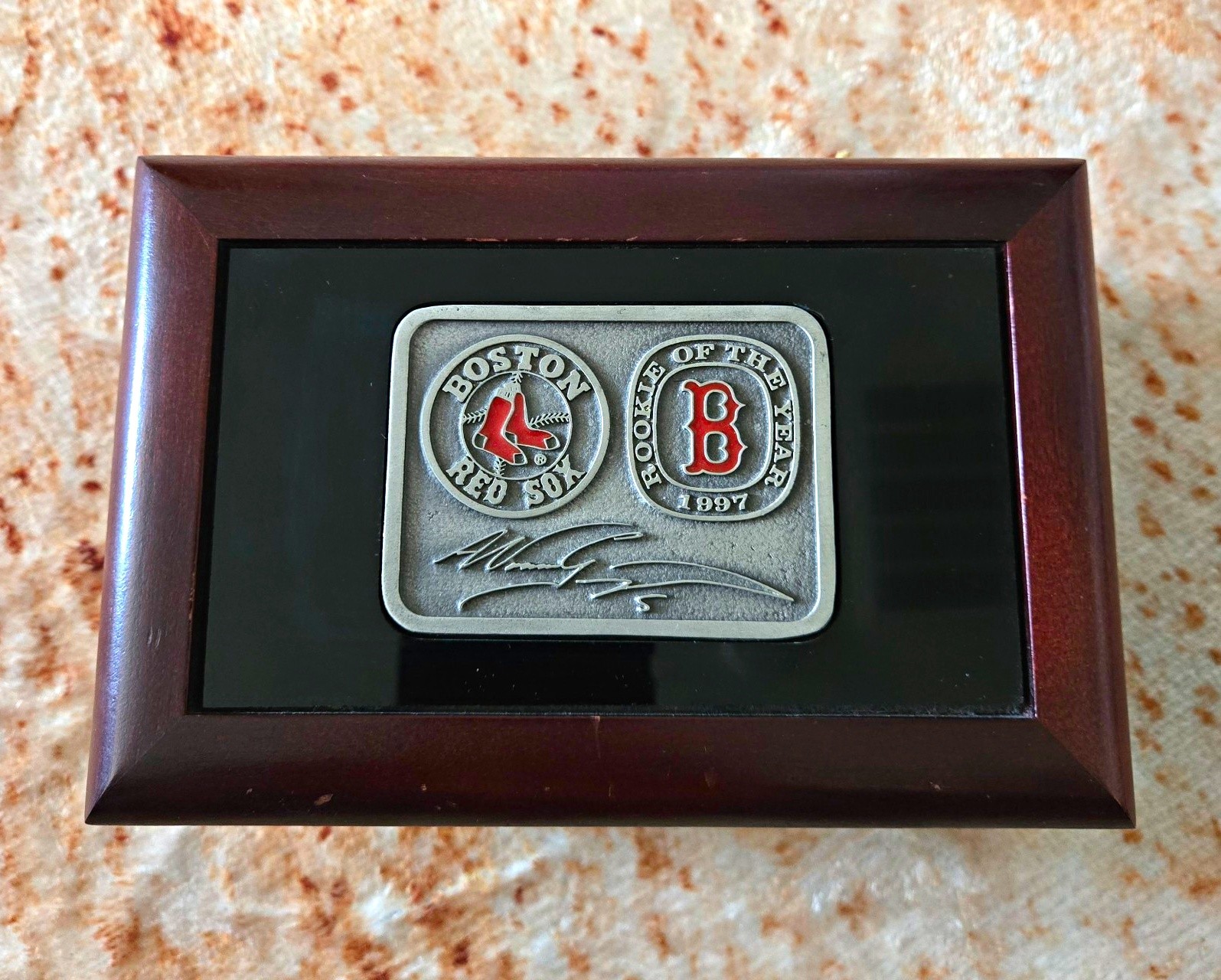 Nomar Garciaparra 1997 Red Sox ROY Ring Presentation Box by Jostens - RARE -