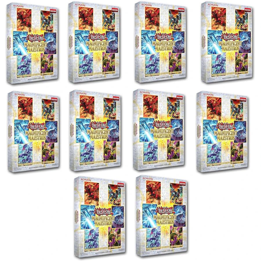 YuGiOh Magnificent Maestros Case of 10 Boxes Sealed English MAMS Preorder