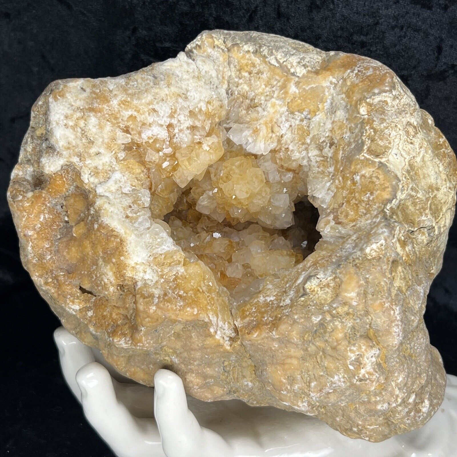 7” Golden Healer Iron Quartz Crystal Cluster Rough Large Natural Geode 6.5Lb