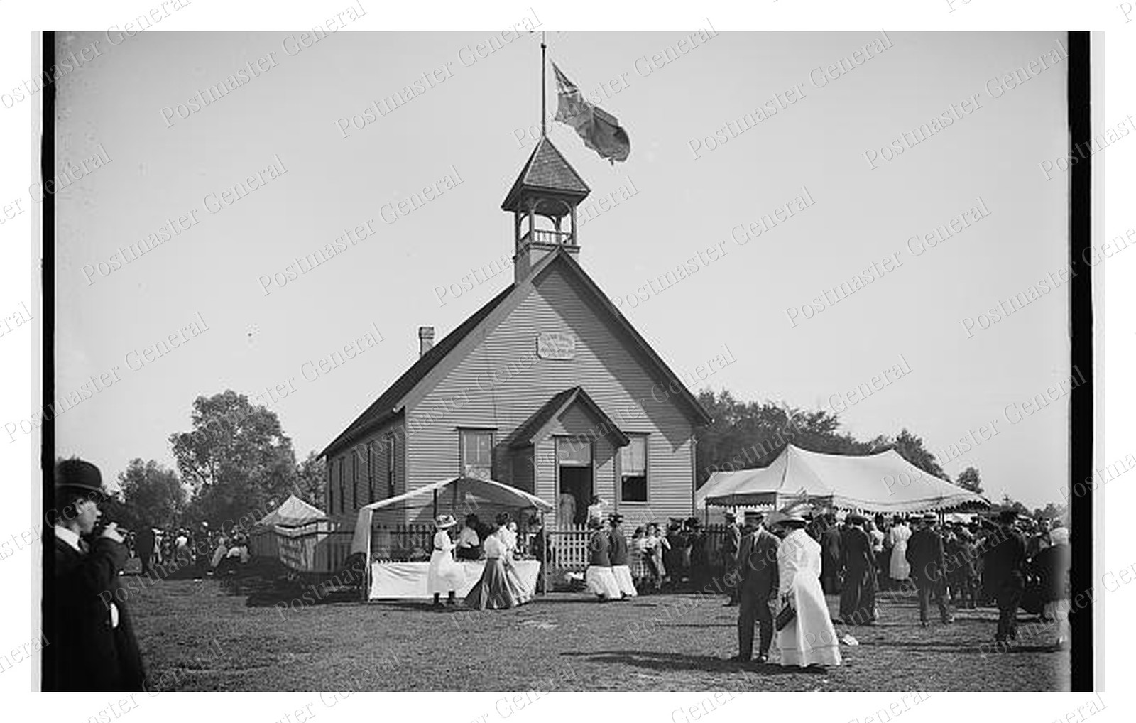 St. Clair Flats Michigan County Fair Standard Postcard COPY RPPC