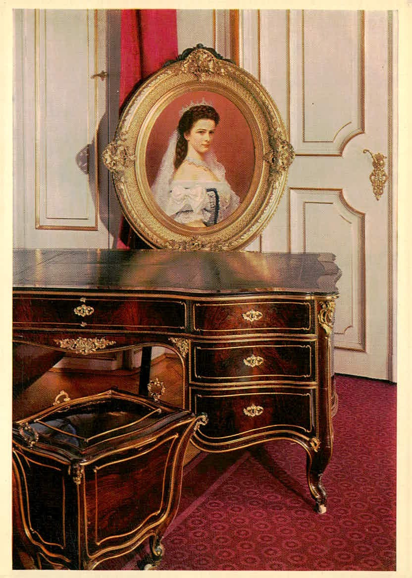 Empress Sisi Portrait Hofburg Palace Vienna Austria Postcard Unposted Vintage