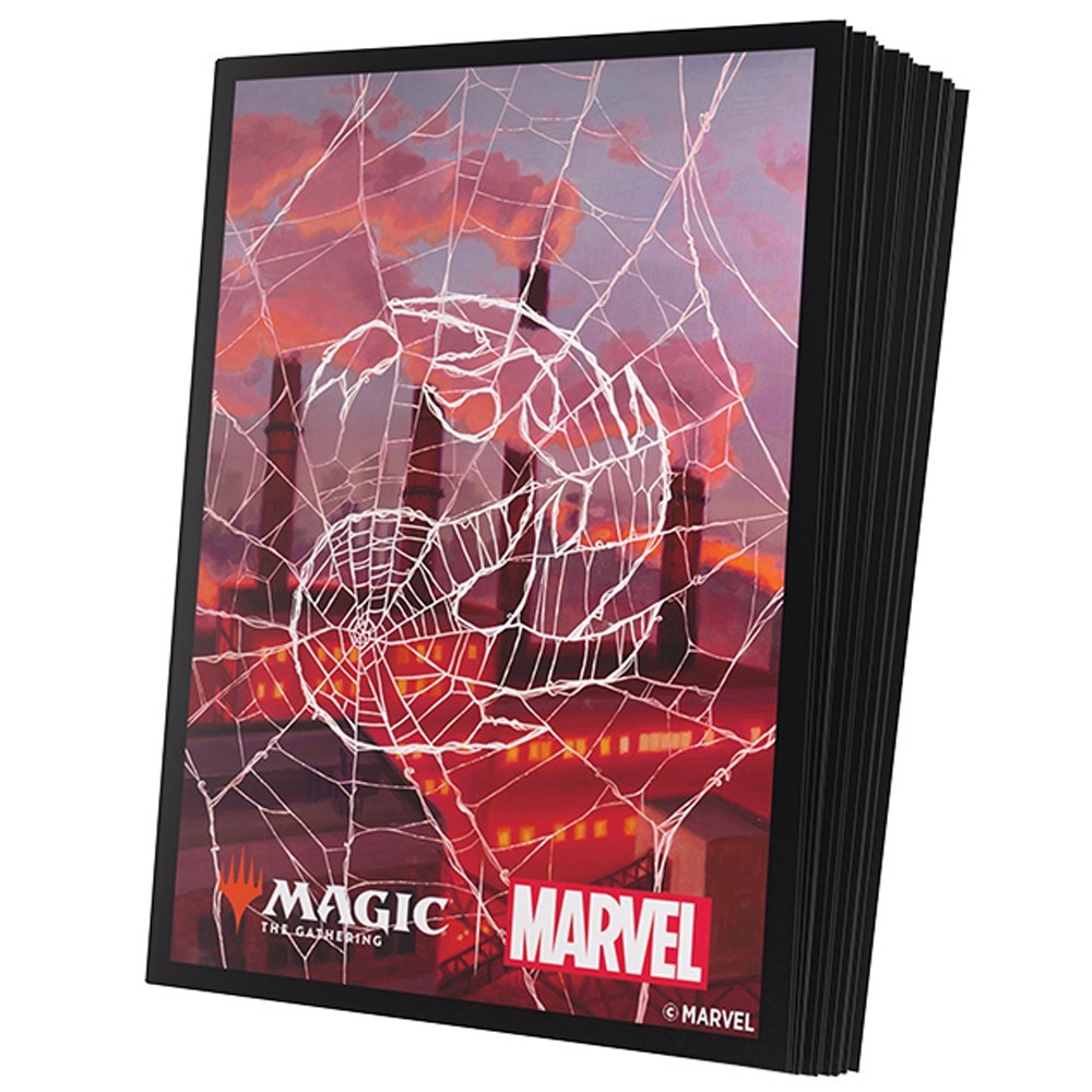 GameGenic MTG Premium Art Sleeves Standard 105ct Spider-Man - Web Mountain GameGenic MTG Premium Art Sleeves Standard 105ct Spider-Man - Web Mountain