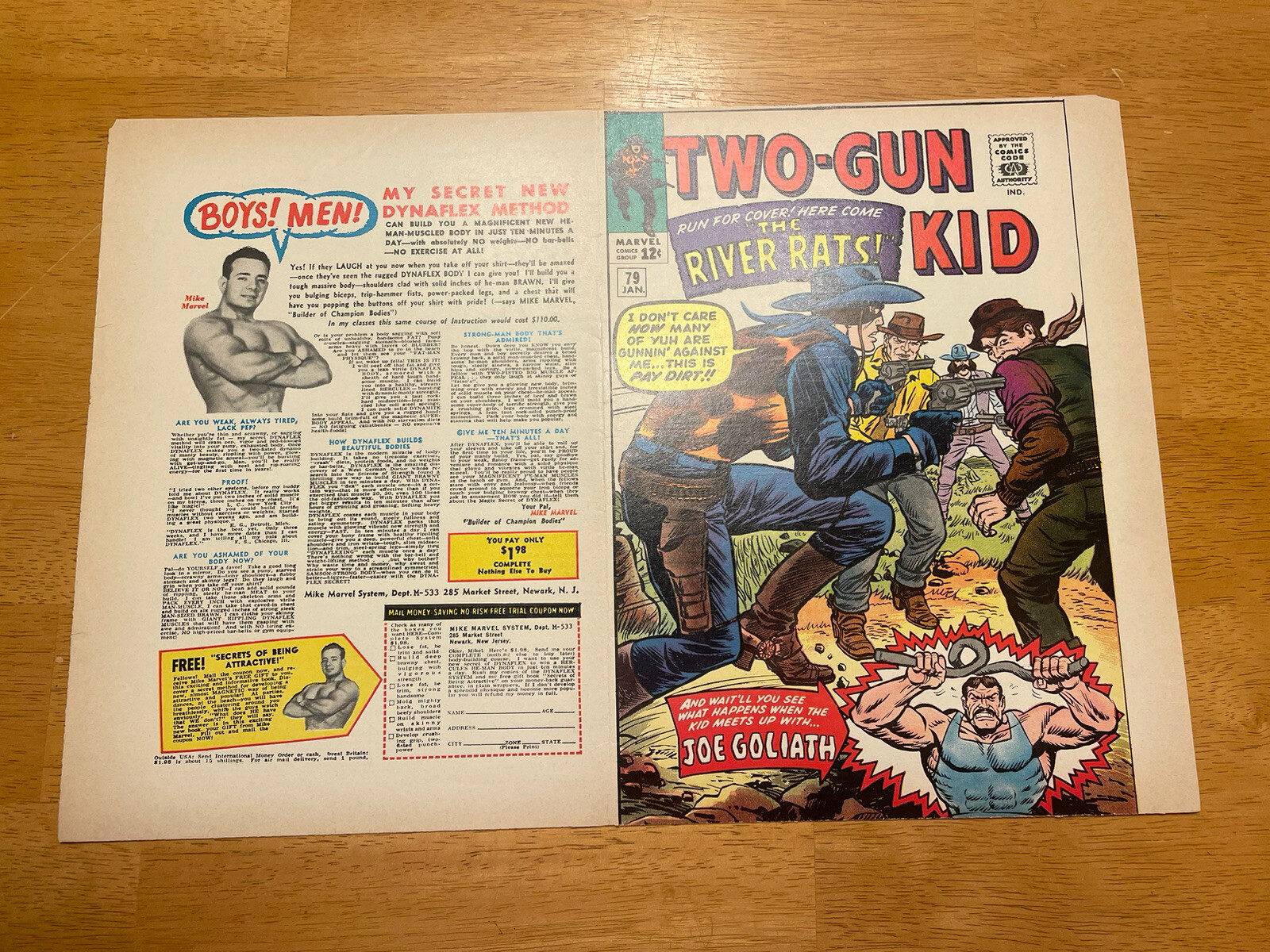 TWO GUN KID #79 art original comic cover proof 1966 MARVEL WESTERN TWO GUN KID #79 art original comic cover proof 1966 MARVEL WESTERN