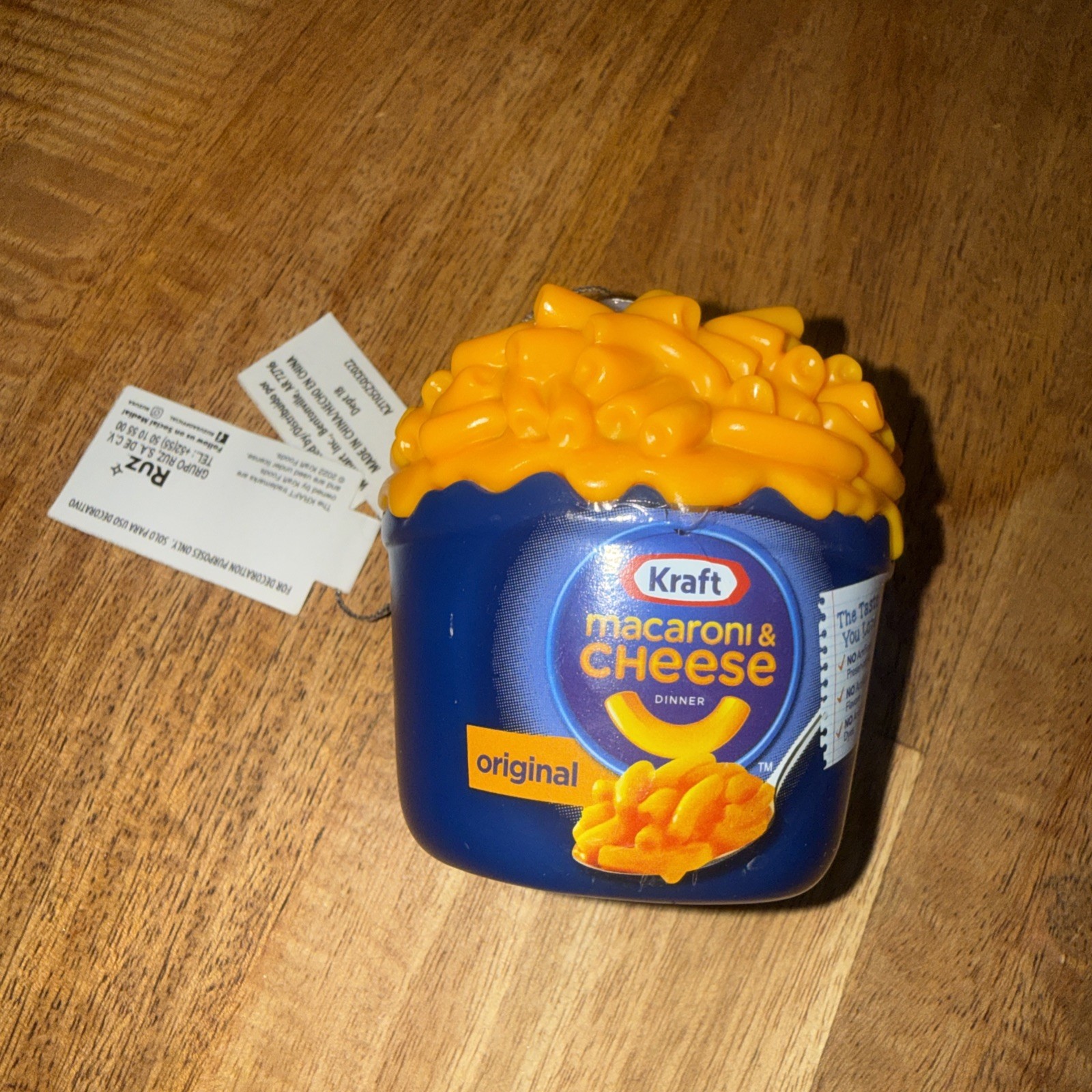 New 2022 Kraft Mac & Cheese MAC Macaroni & Cheese Christmas Ornament  A1