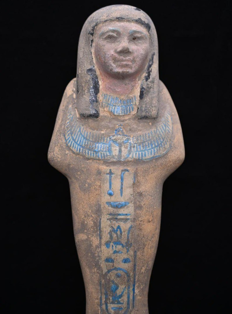 Authentic Ancient Egyptian Antique Rare Ushabti Statue Figurine BC