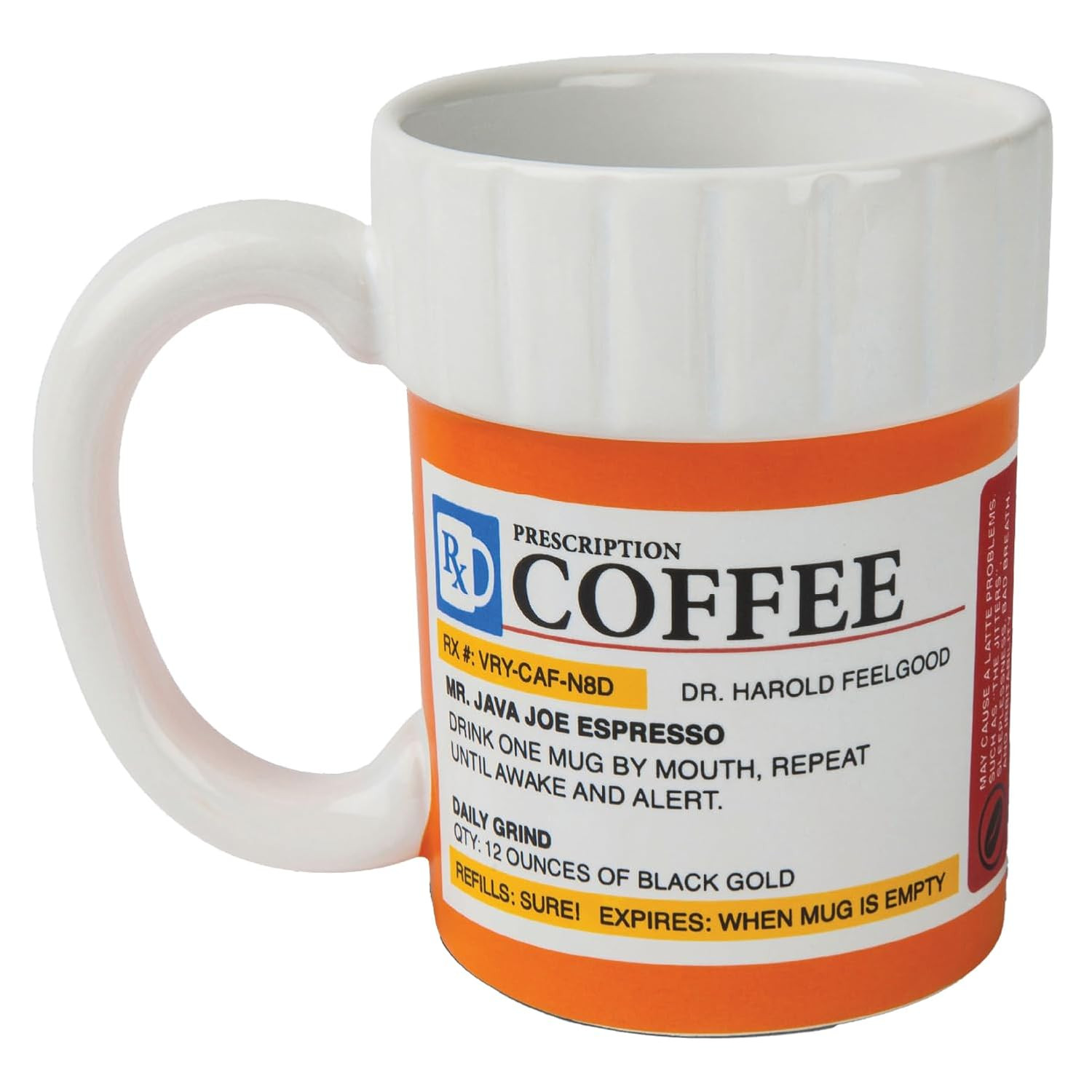 . Prescription Coffee Mug - Large Funny Prescription Coffee Cup . Prescription Coffee Mug - Large Funny Prescription Coffee Cup