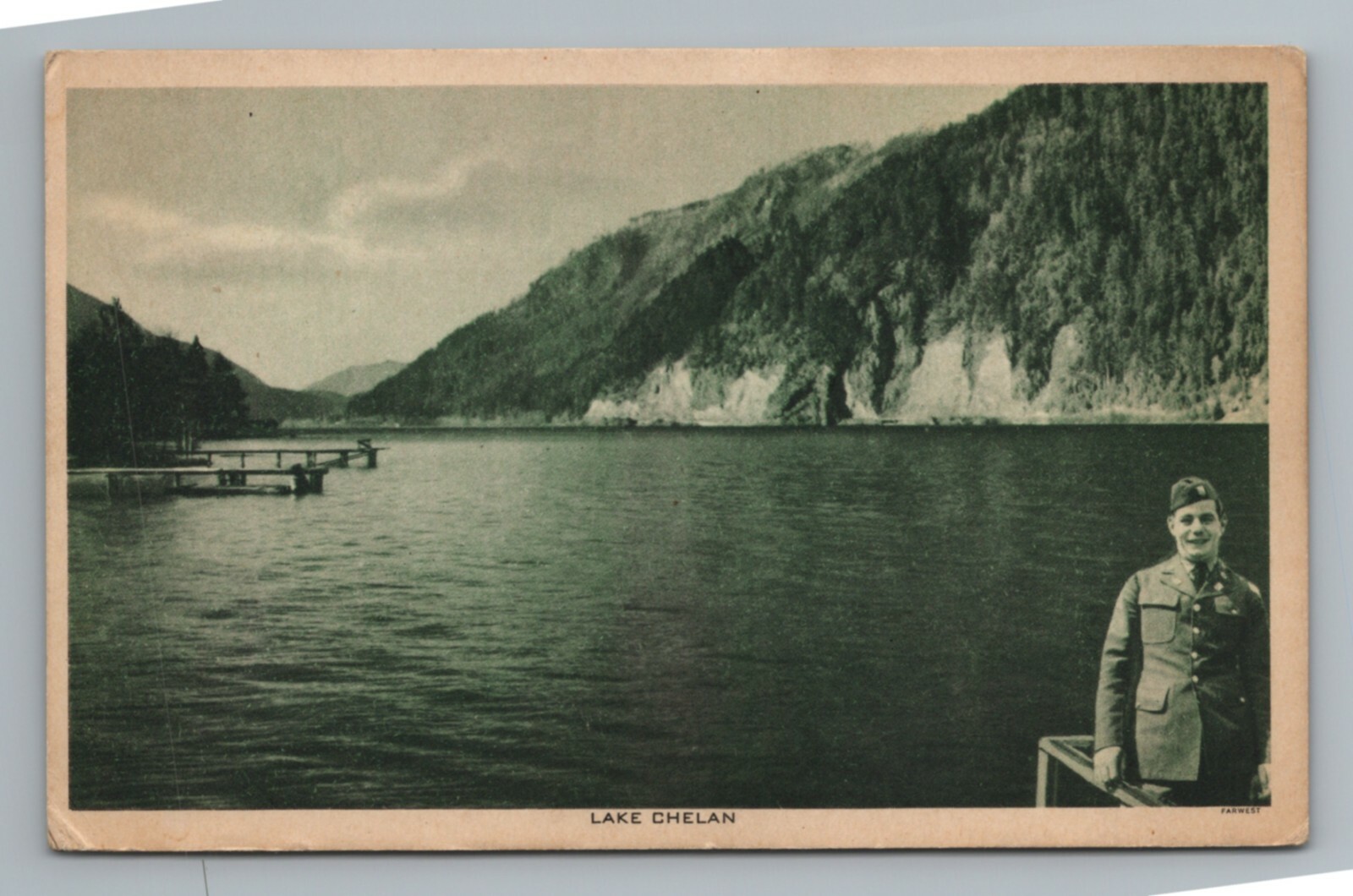 Lake Chelan Vintage Postcard Lake Chelan Vintage Postcard