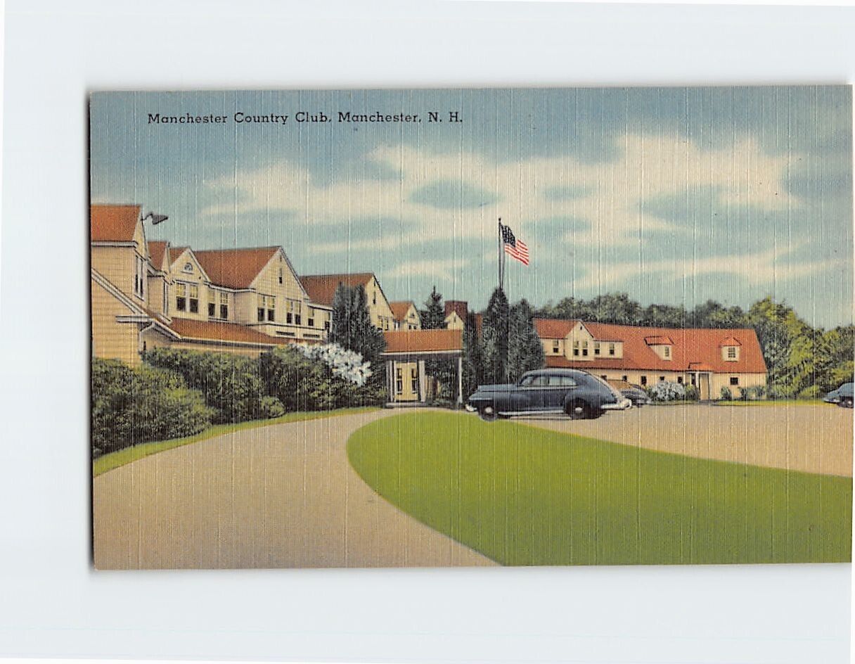 Postcard Manchester Country Club, Manchester, New Hampshire