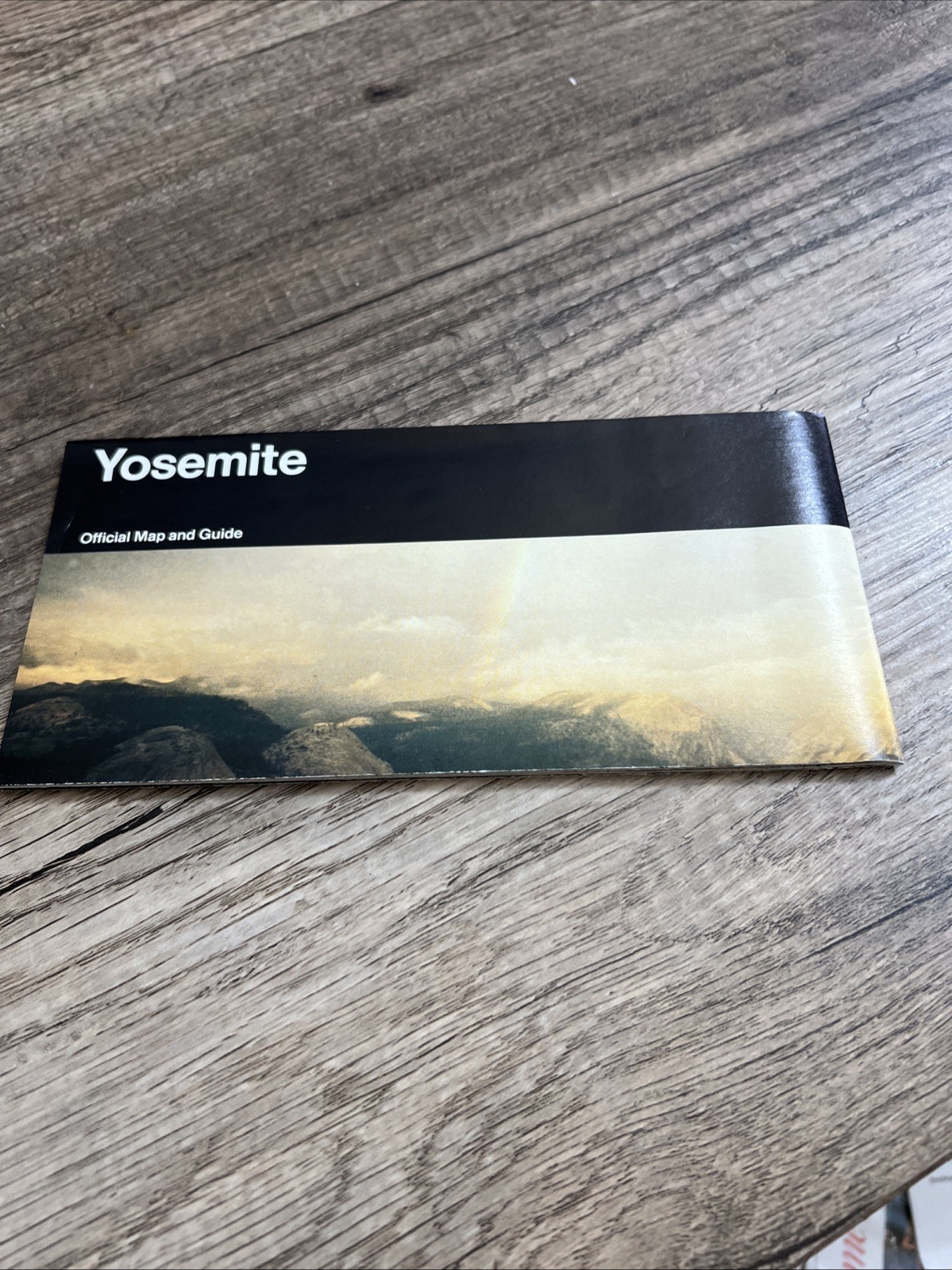 Vintage 1991 Yosemite National Park Official Map and Guide
