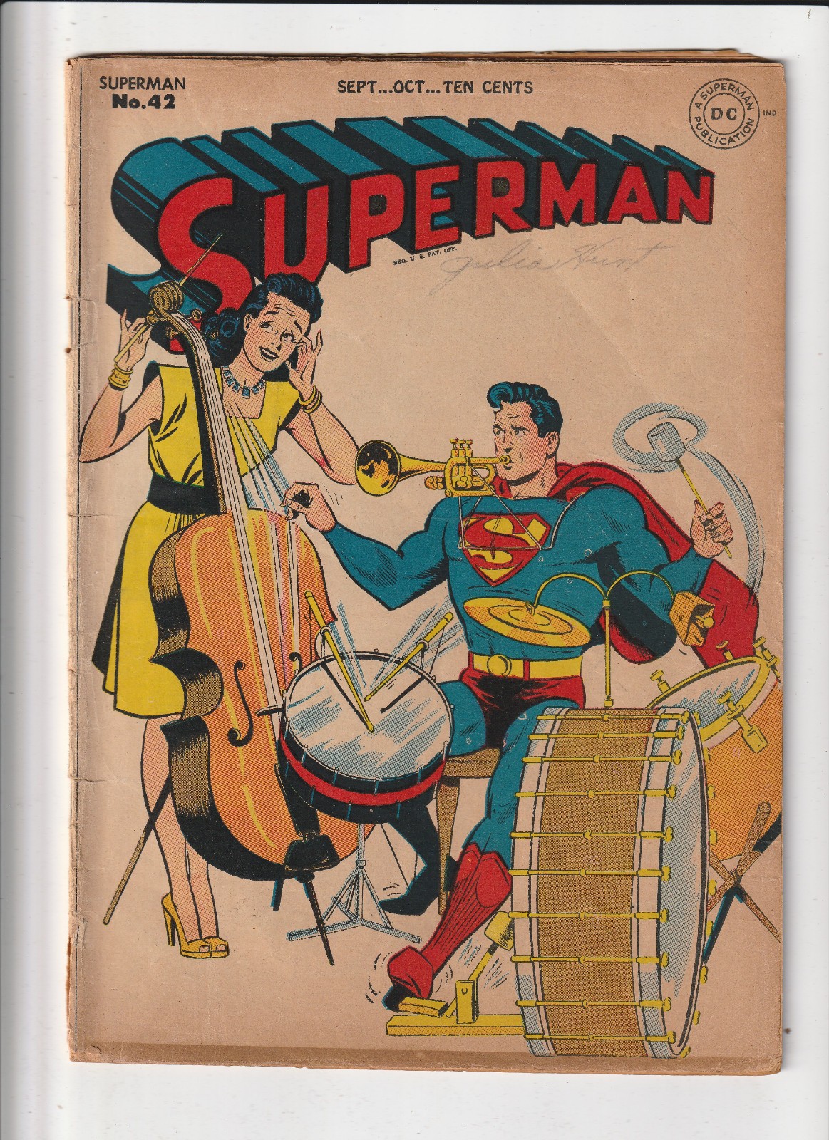 SUPERMAN #42 (DC Comics, 1946) VG+
