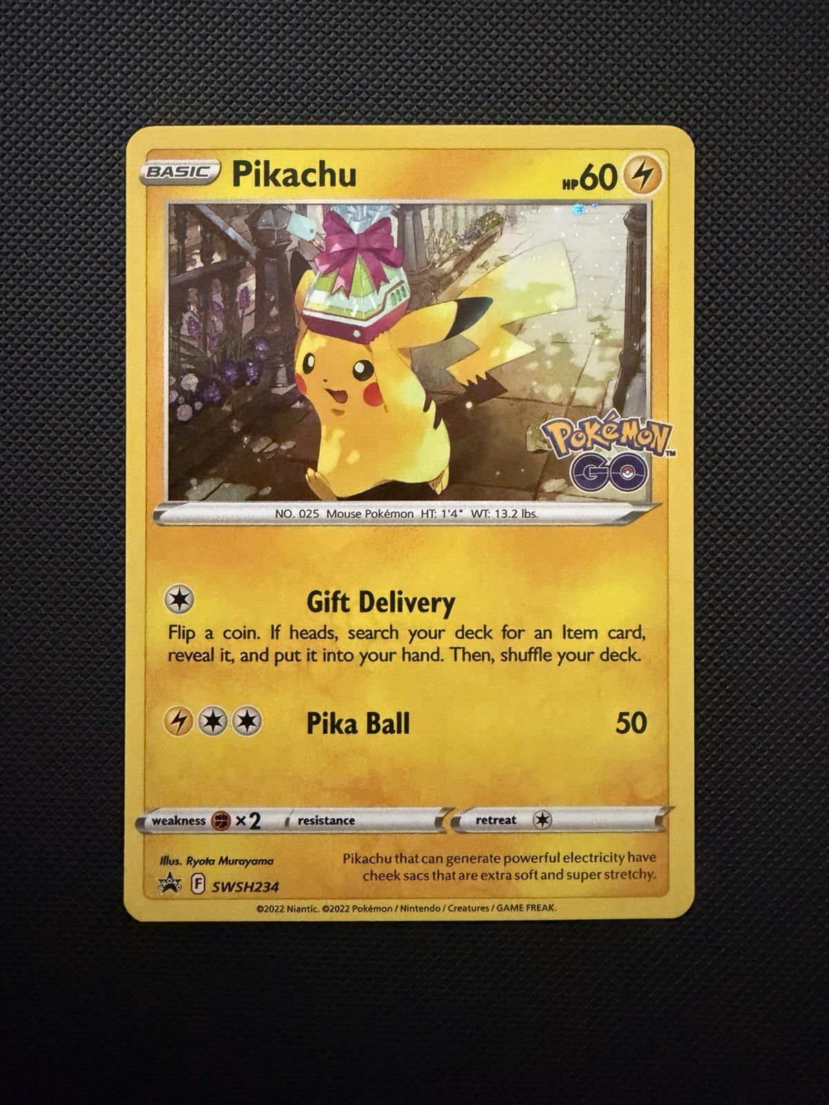 Pokémon TCG Pikachu SWSH234 Sword & Shield Promo Holo Promo English 2022