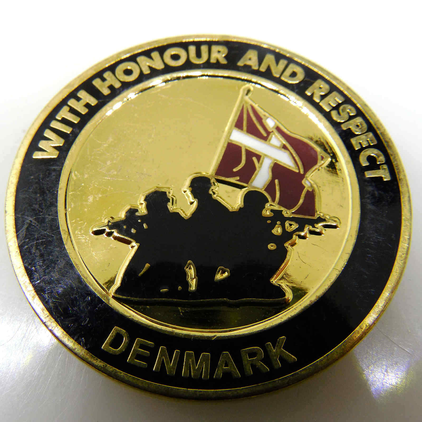 DENMARK ARMY COMMAND CHALLENGE COIN
