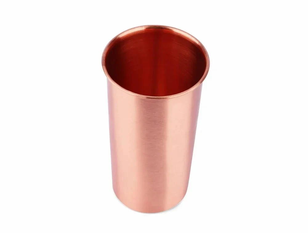 Milton Copper Tumbler 500ml Pure Copper Drinking Glass Ayurveda Water Cup India
