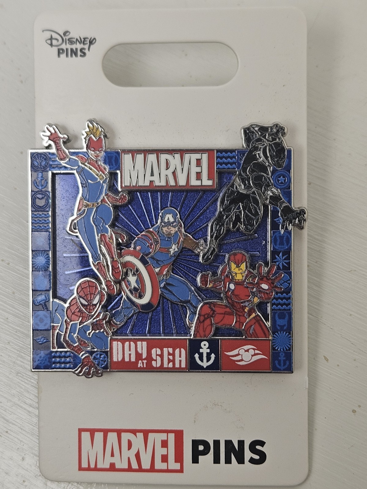 RARE / HARD TO FIND Disney Cruise Line Marvel Day at Sea Limited Release Pin