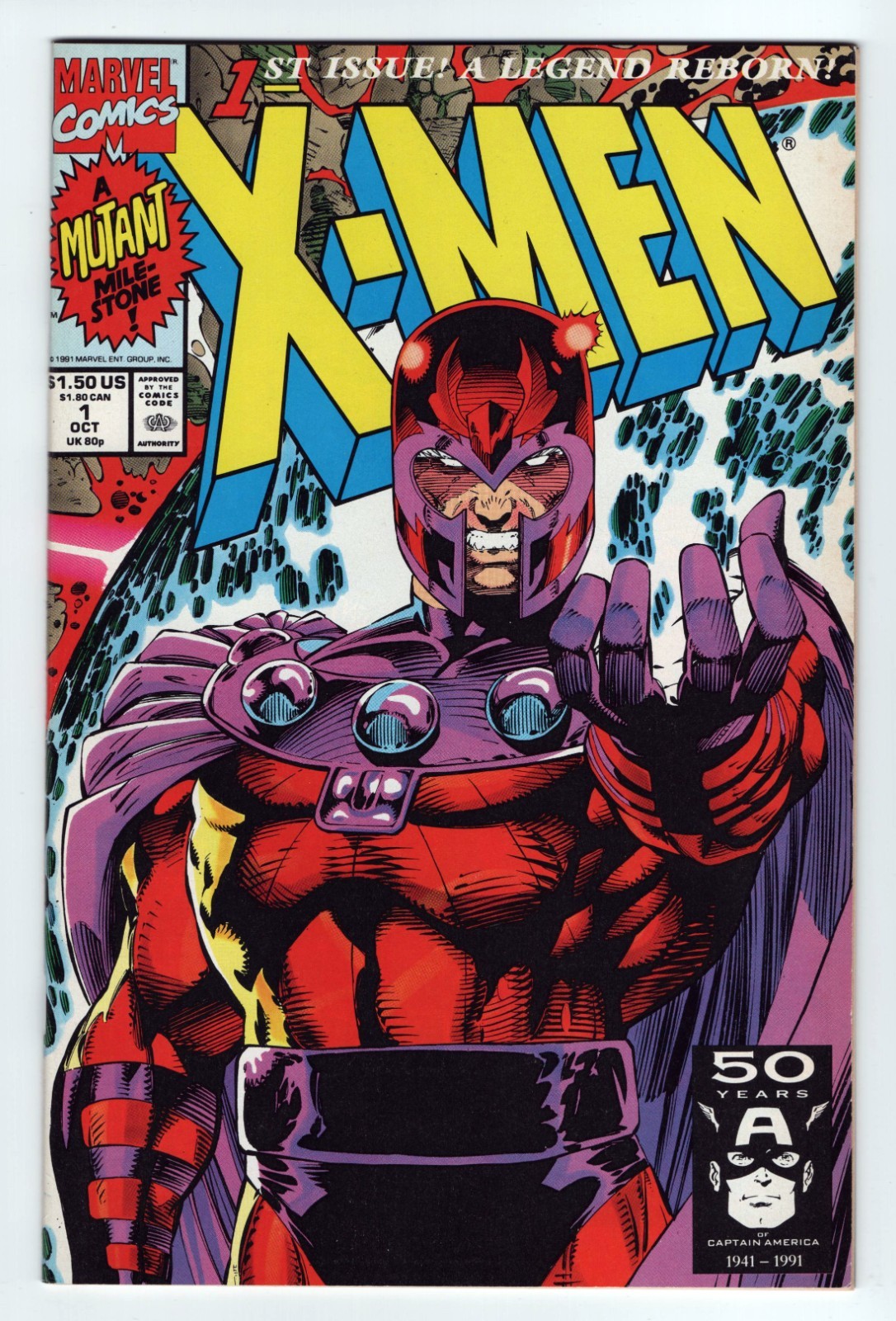 X-Men #1 Cover D VF+ 8.5 Key Issue Jim Lee
