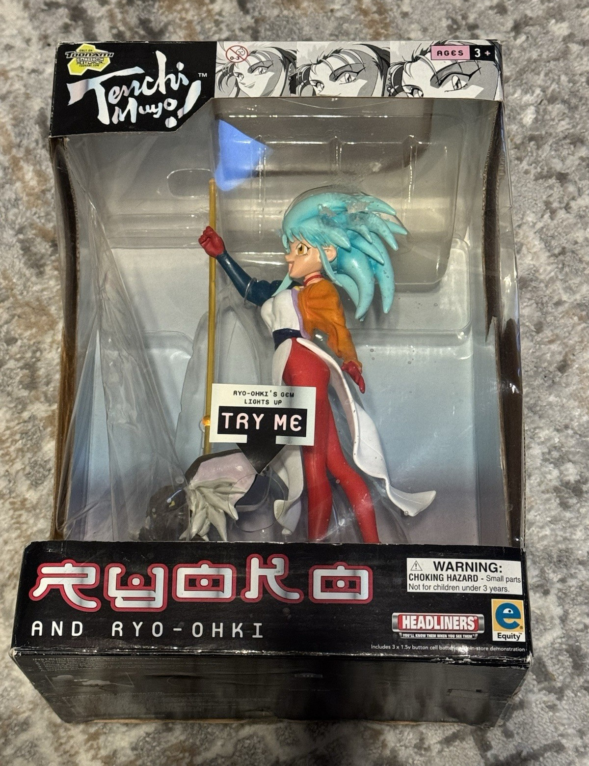 Headliners Tenchi Muyo Ryoko & Ryo-Ohki Light Up Boxed Figure 80002