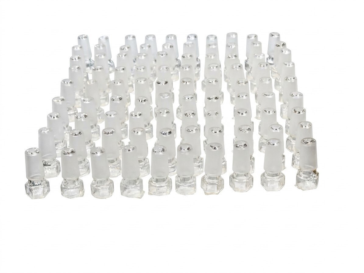 90x Premium 14mm Glass Bong Plug - Cleaning Accessory for Smoking Tobacco