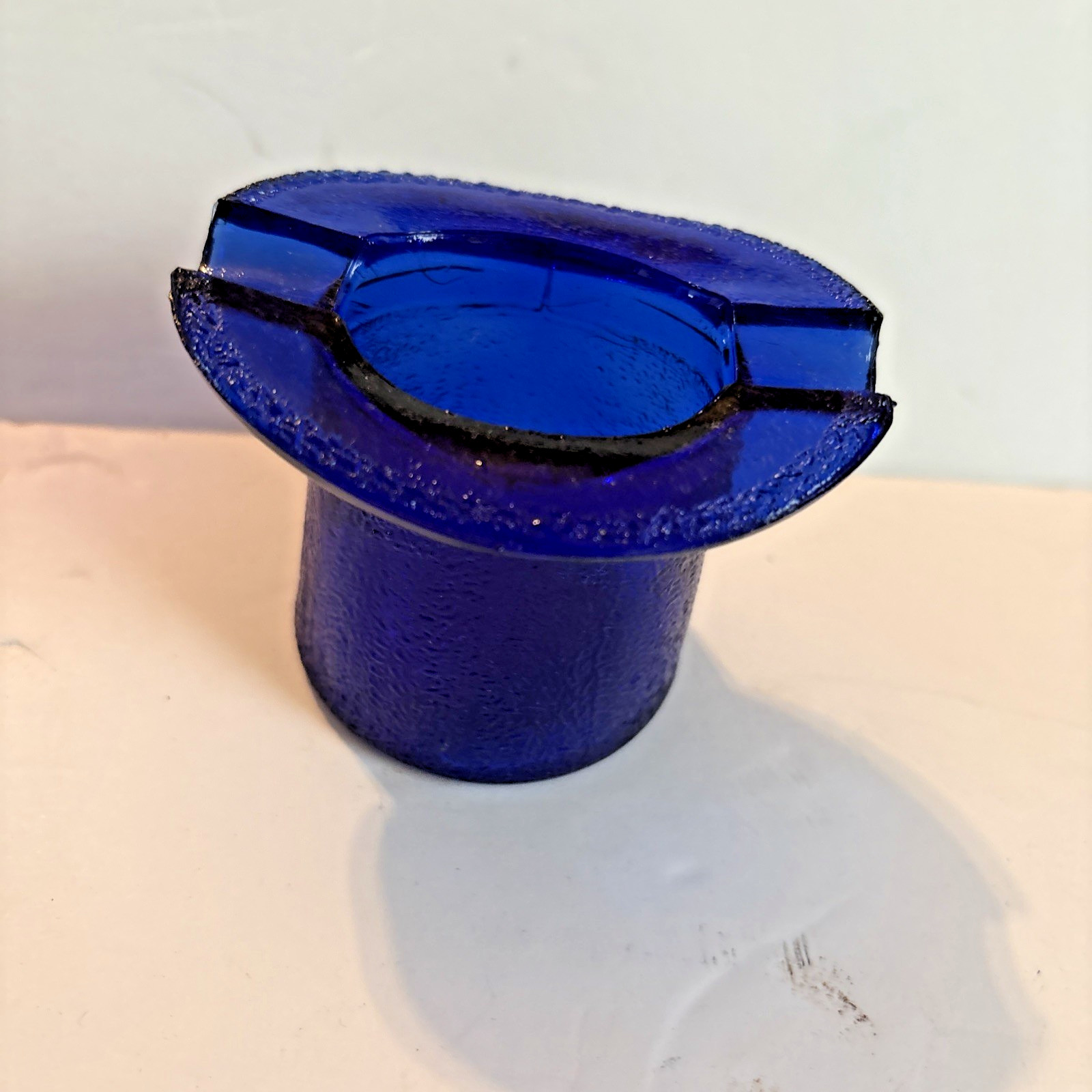 Lowell Blue Top Hat Glass Ashtray Lowell Hand Cream Deodorant Advertisement