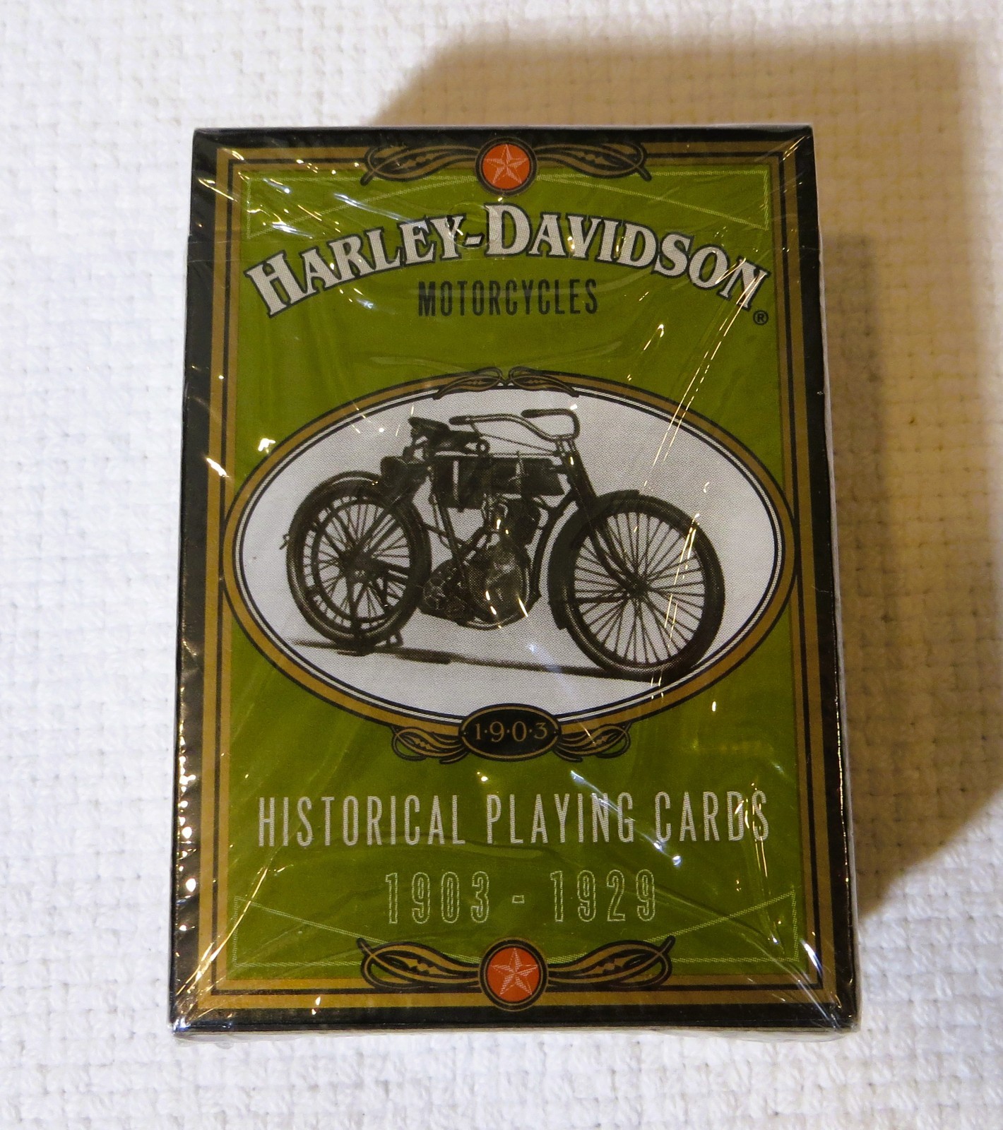 Harley-Davidson Historical Playing Card Double Deck   New