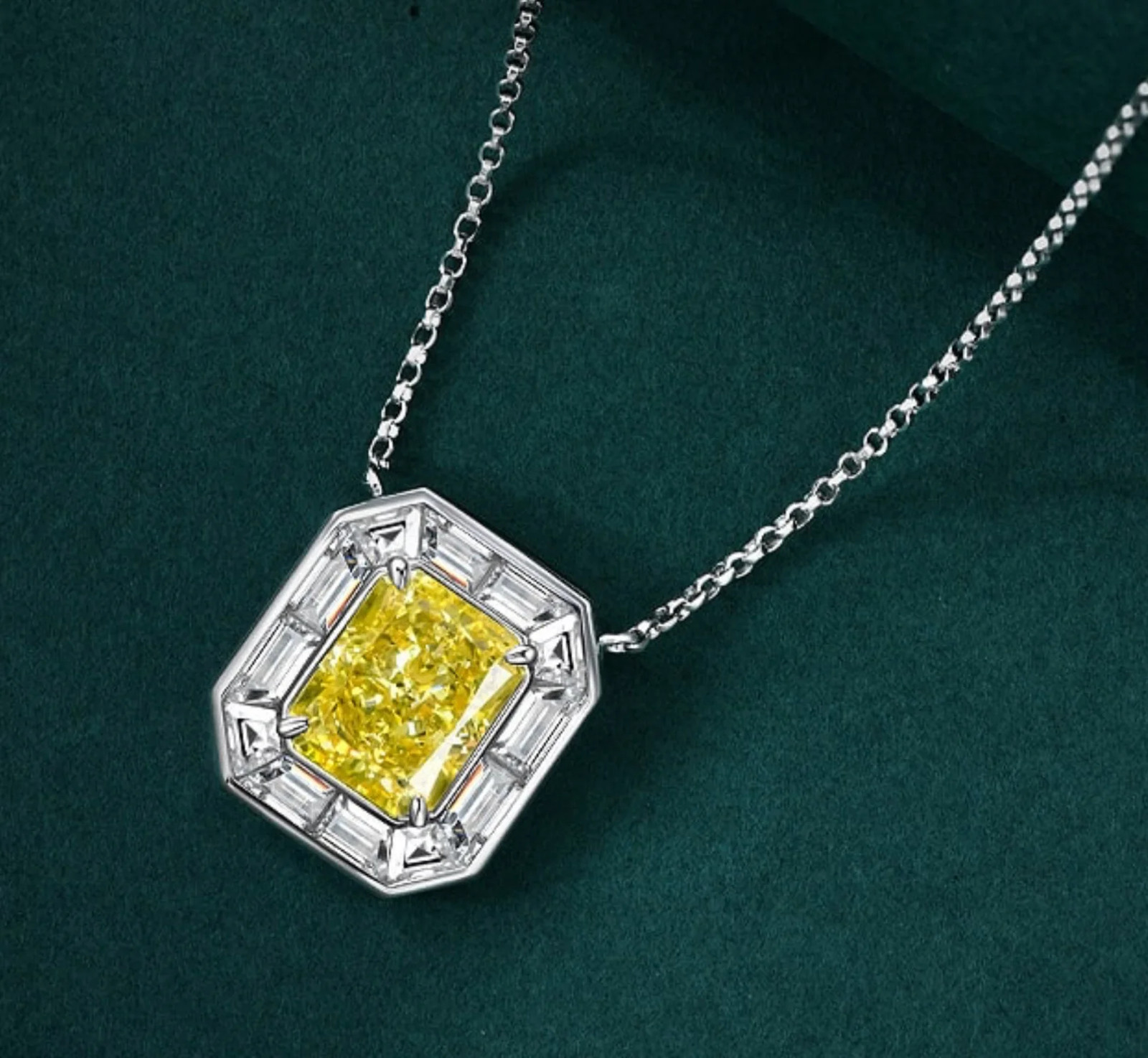 Luxury Canary Yellow Necklace
