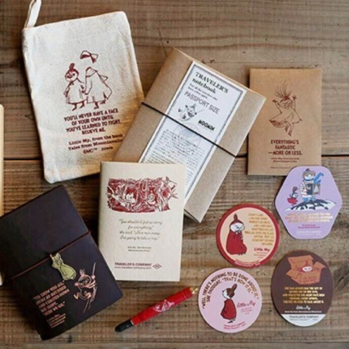 Traveler's Notebook Limited Edition Moomin Collaboration Little My Passport Size