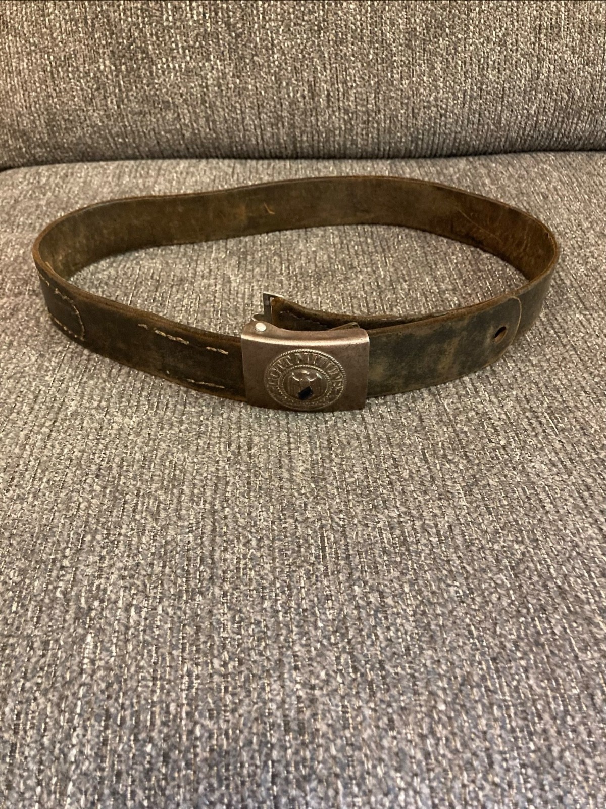 WW2 german original leather belt and buckle WW2