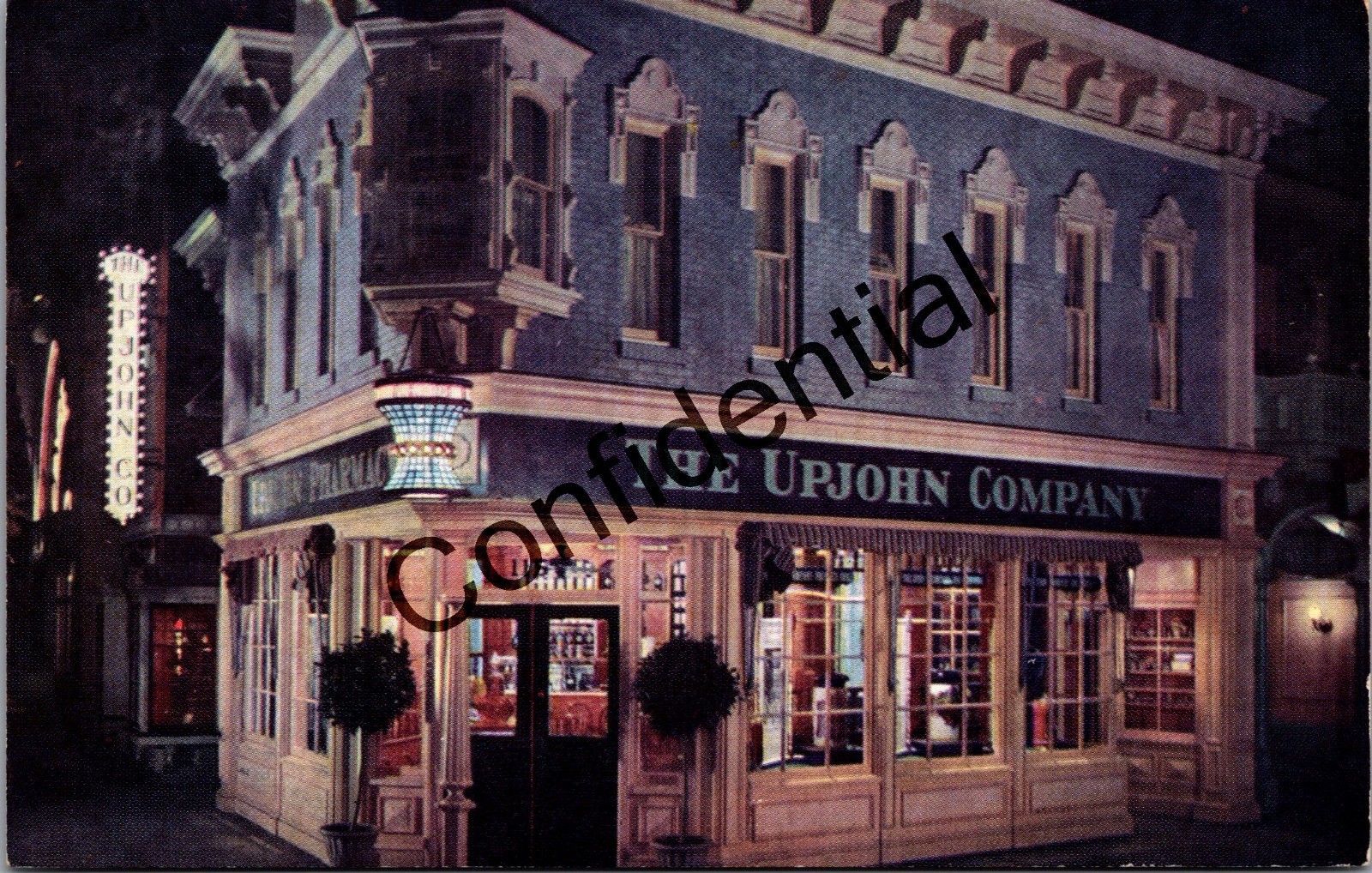 Disneyland Amusement Park Exterior Of The Upjohn Pharmacy CA California H639