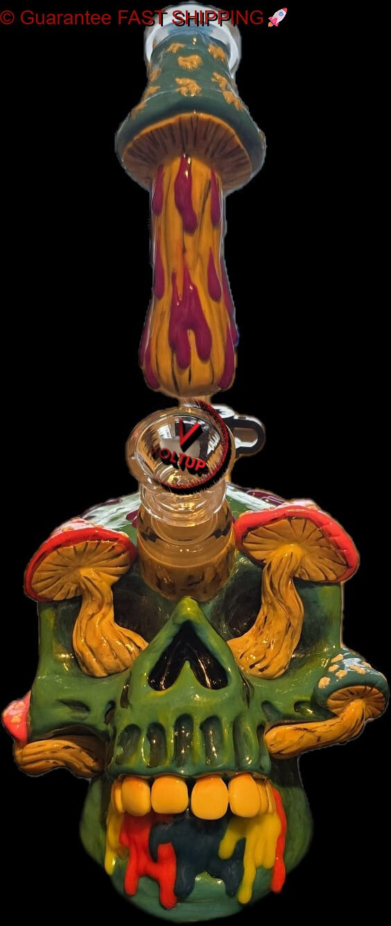 Phoenix Star 3D Bong Mushroom Skull Bong Water Pipe 11