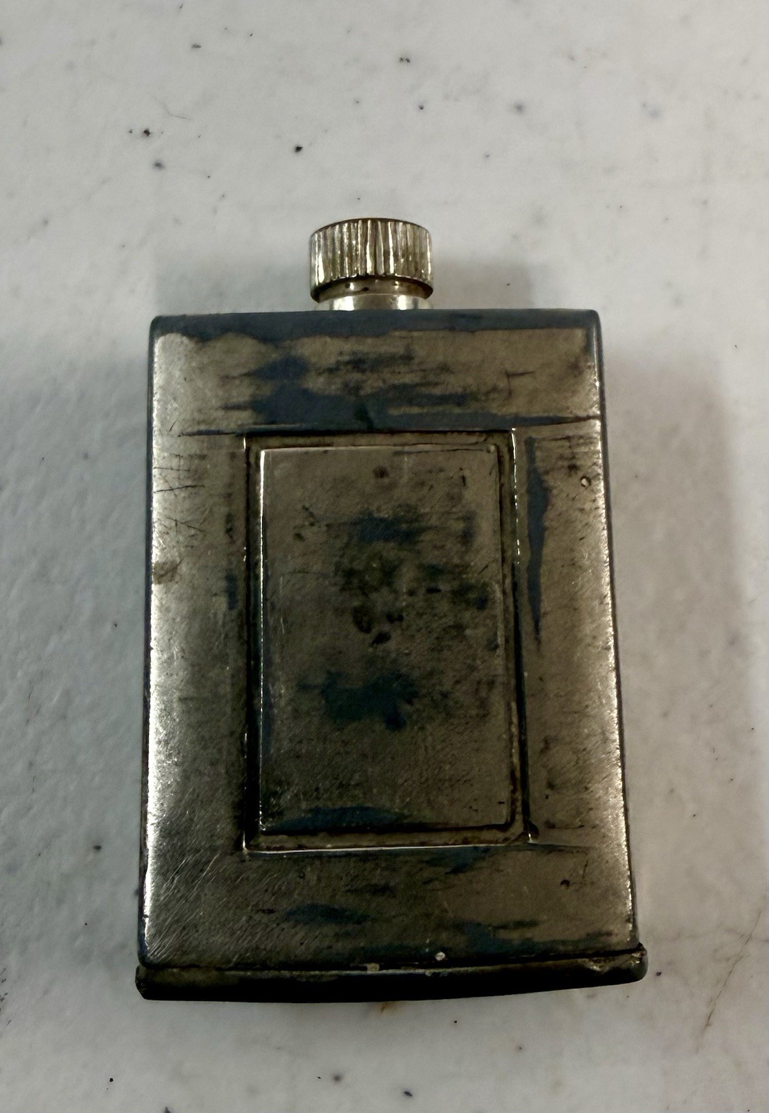 Vintage The Match King Stick Striker  Lighter Silver 1 1/2”