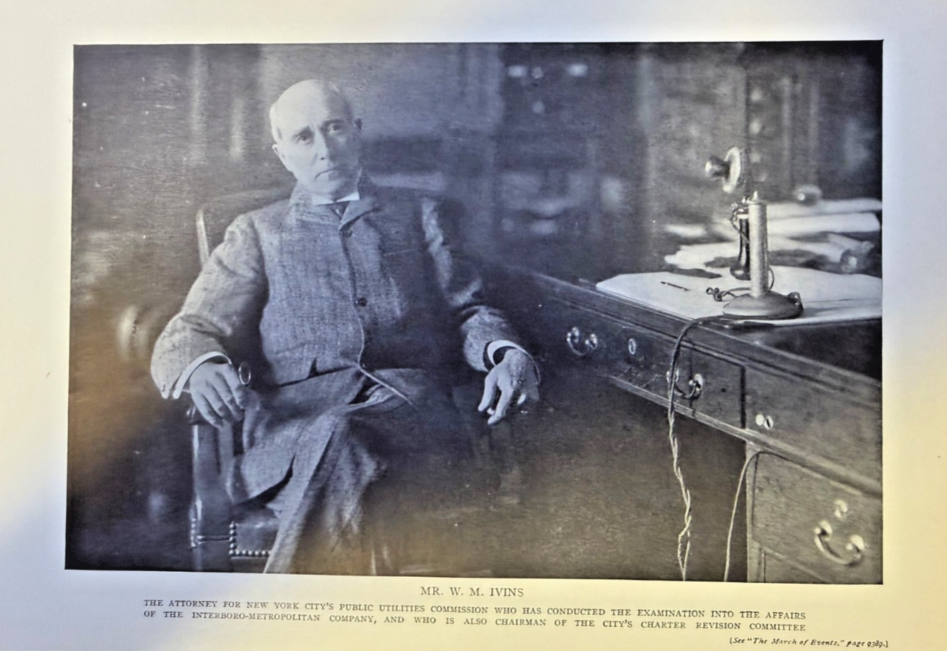 1907 Vintage Magazine Illustration W. M. Ivins New York Attorney 1907 Vintage Magazine Illustration W. M. Ivins New York Attorney