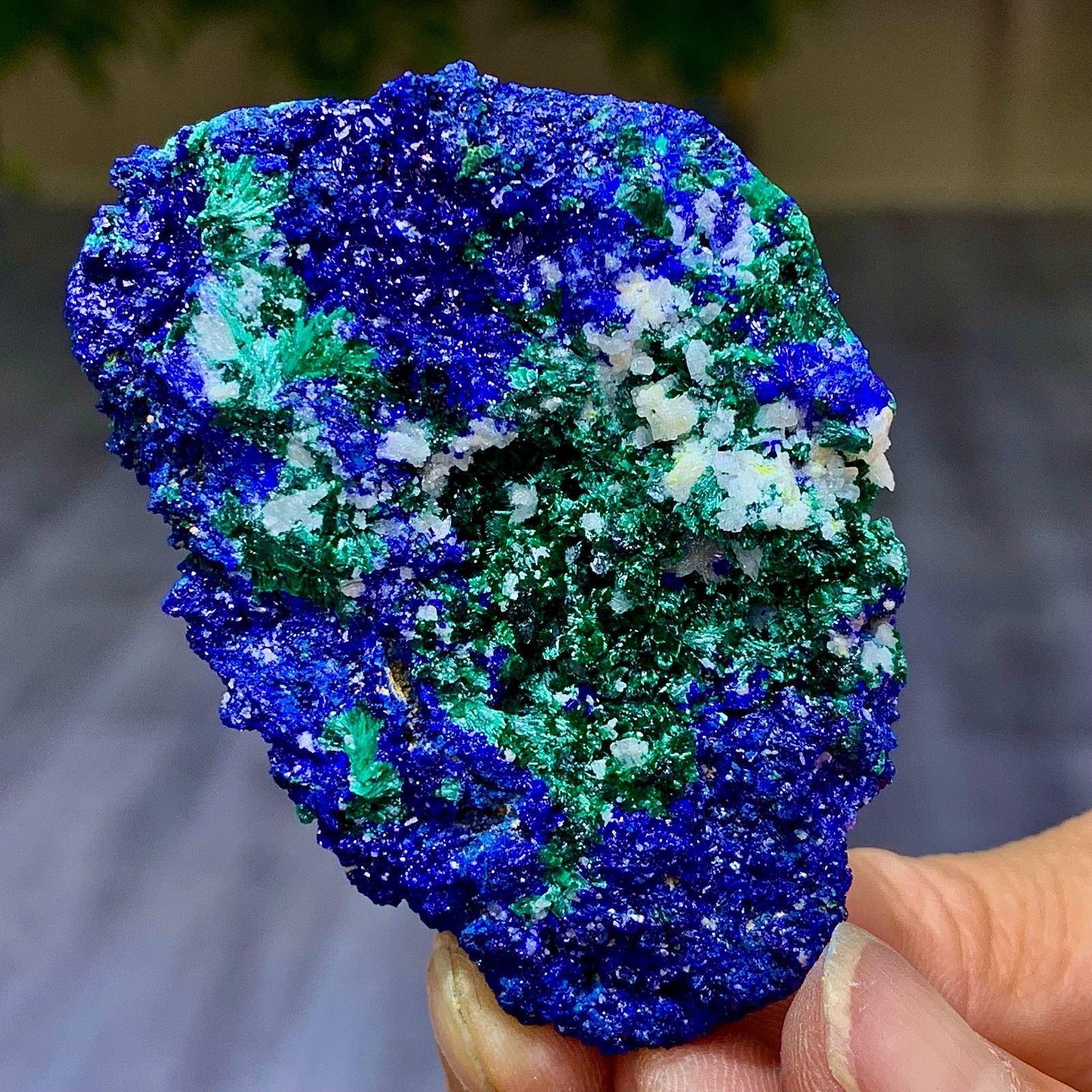 84G BEST Natural Azurite/Malachite crystal minerals specimens V457