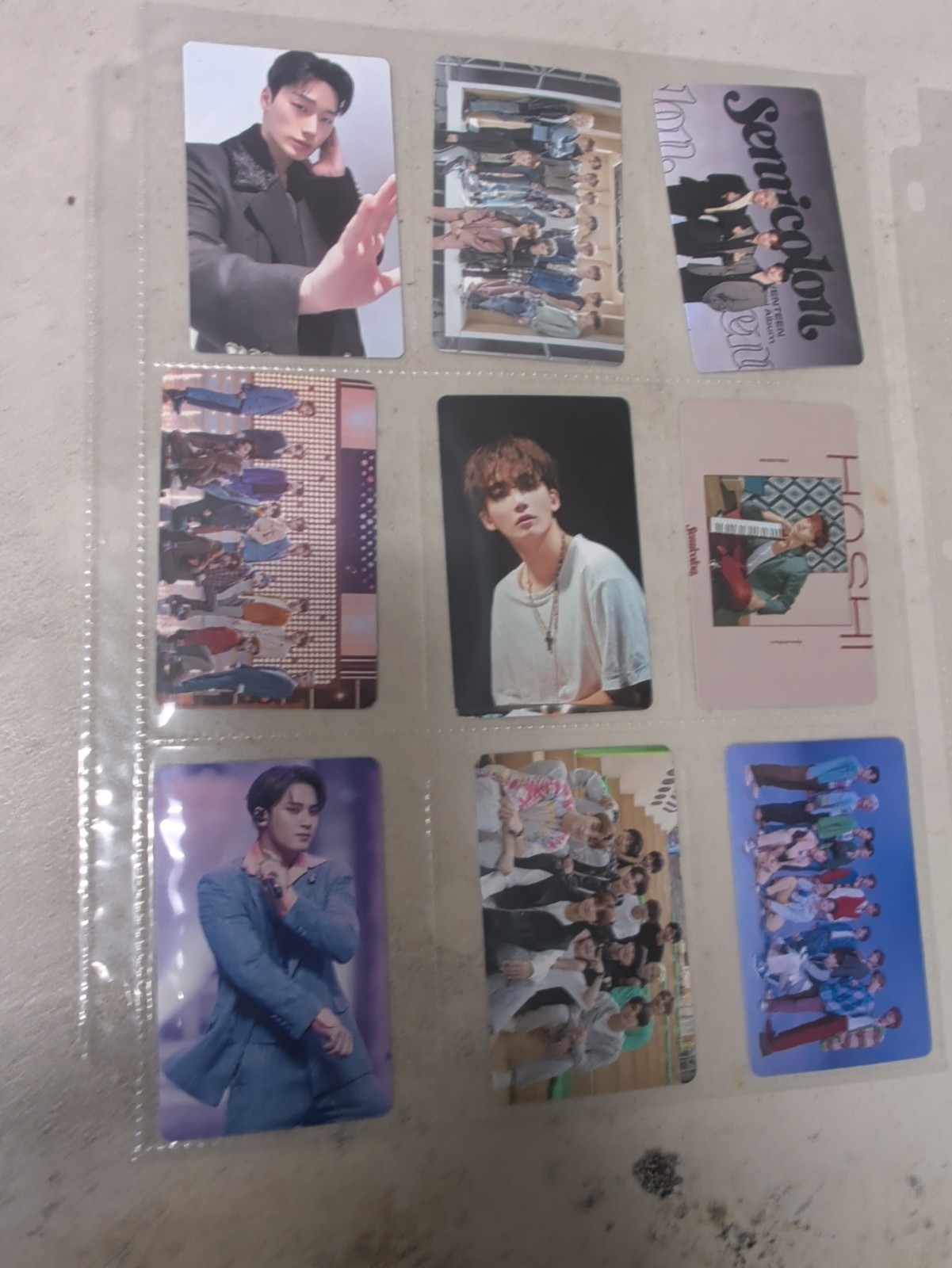 K-Pop Seventeen Trading Photo Card Set Of 16 K-Pop Seventeen Trading Photo Card Set Of 16