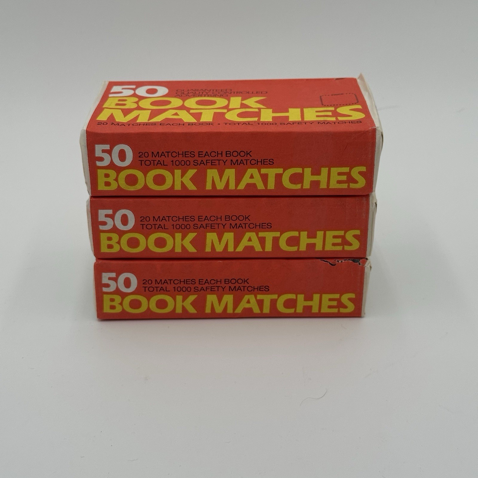 Vintage USA $$$ Cash Matchbooks Lot of 3 Boxes 150 Matchbooks Unused NOS