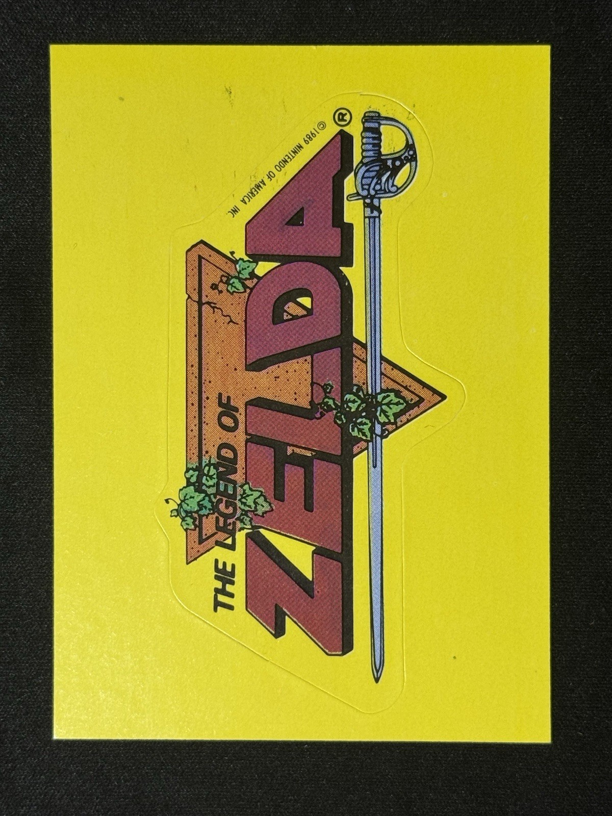 1989 Topps Nintendo Stickers 10 Legend Of Zelda 