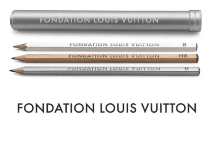 Rare New Louis Vuitton Limited Edition Fondation Pencil Set With Aluminum Case