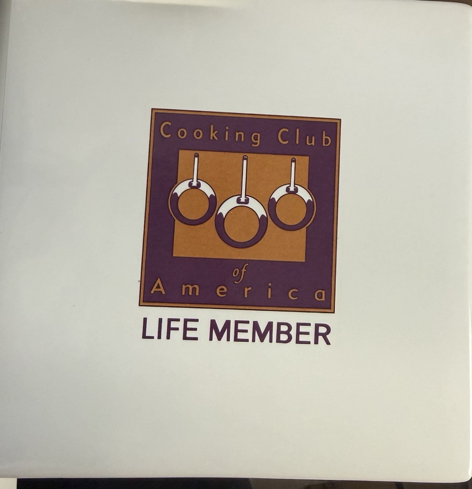 Cooking Club of America Life Member Tile Trivet 6.5\