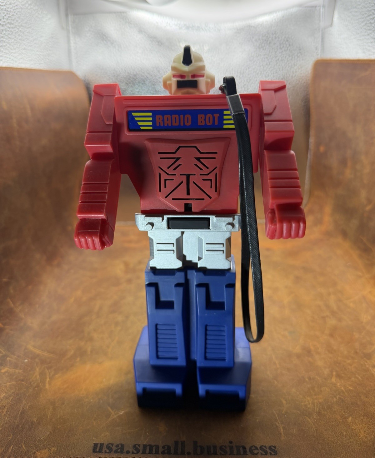 1986 Realistic Radio Bot 12-901 Robot AM Radio Radio Shack Working w Strap
