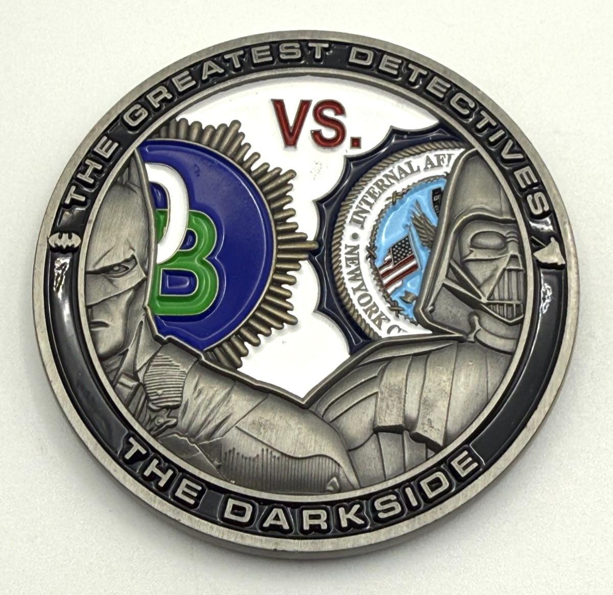 G66 NYPD Internal Affairs Bureau Police Star Wars Batman Challenge Coin