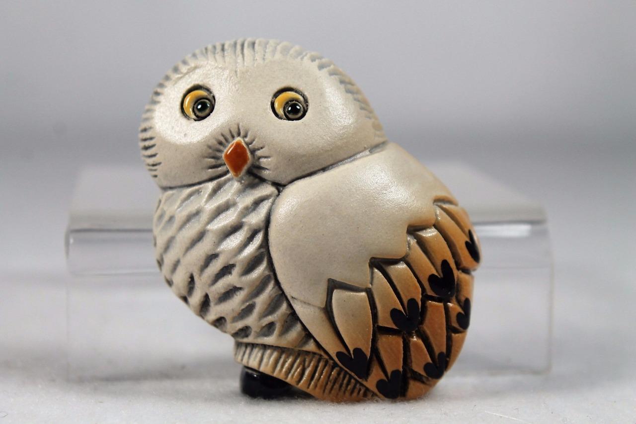 Artesania Rinconada Classic Beautiful Adult \'Snowy Owl Magnet\' #M36 Retired NEW