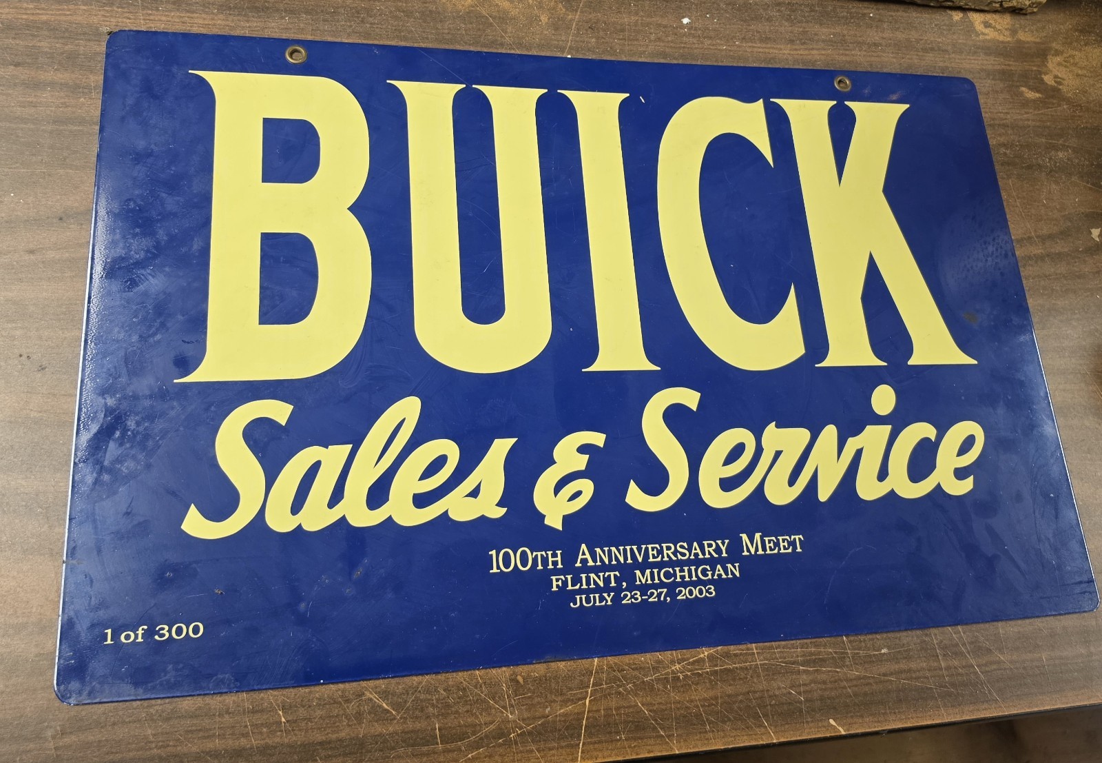 BUICK SALES & SERVICE 100TH ANNIVERSARY  FLINT, MICHIGAN 2003 ,ONE OF 300 METAL