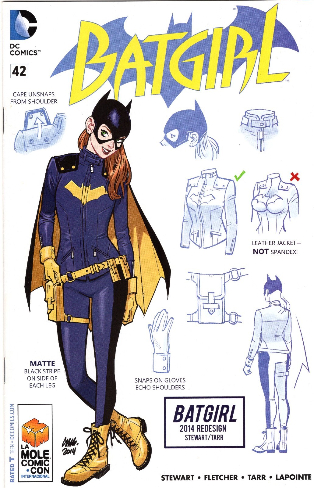 Batgirl #42 Babs Tarr La Mole Variant DC Comics 2015 VF/NM