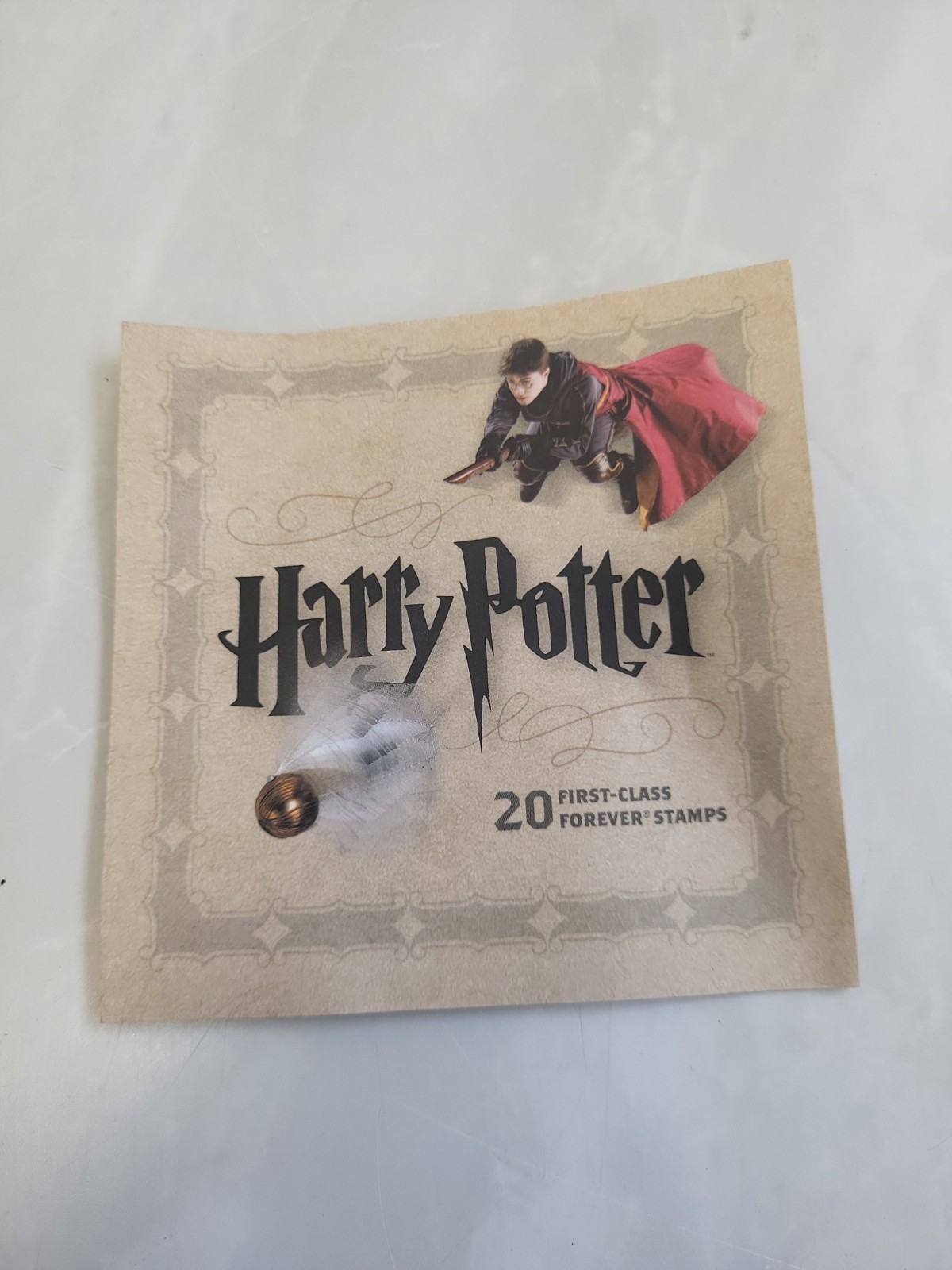 Harry Potter Full Booklet 20 First Class Forever Stamps USA 2013 USPS. PAC