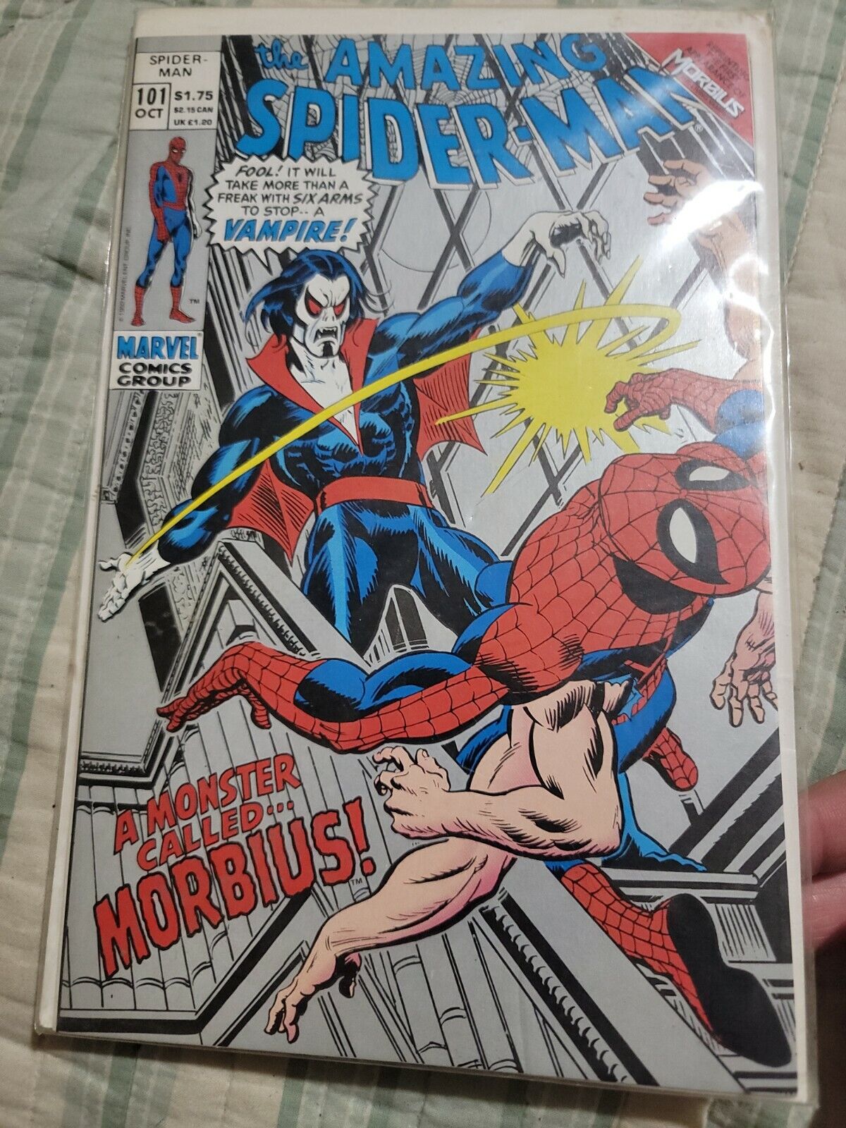 Amazing Spider-Man #101 First Appearance of Morbius Grail Beautiful Copy 1971